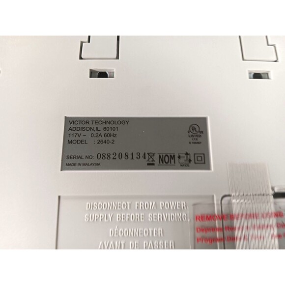 Victor 2640-2 12-Digits Heavy Duty Commercial Printing Calculator - Picture 7 of 7